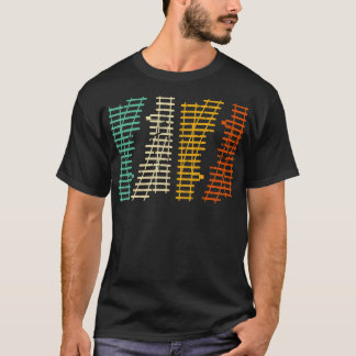  treinrailmodellocomotiefspoorweg t-shirt