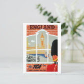  treinreis over Canada Air Lines England Briefkaart (Staand voorkant)