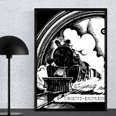  treinreisliteratuur Orient Express Poster