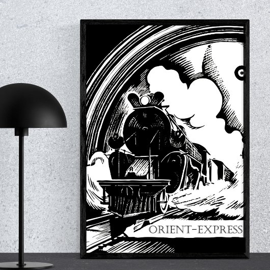  treinreisliteratuur Orient Express Poster