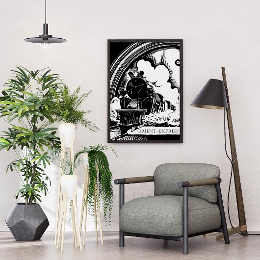 treinreisliteratuur Orient Express Poster