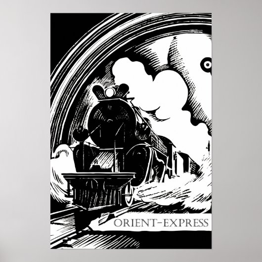  treinreisliteratuur Orient Express Poster (Voorkant)
