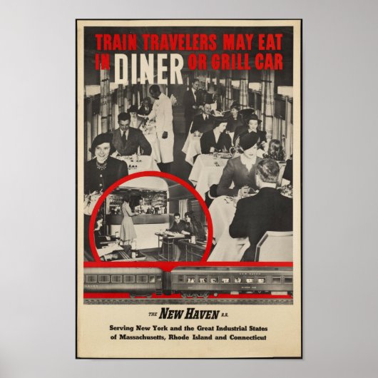  treinreisposter poster (Voorkant)