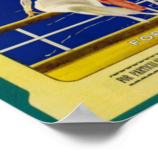  treinreisposter poster (Hoek)