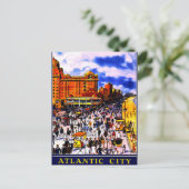 treinreizen in de Atlantische Oceaan Briefkaart (Staand voorkant)