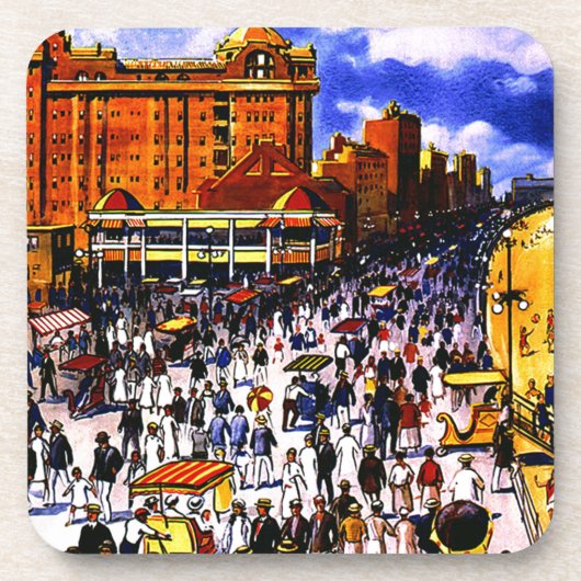  treinreizen in de Atlantische Oceaan Drankjes Onderzetter (Voorkant)