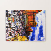  treinreizen in de Atlantische Oceaan Legpuzzel (Horizontaal)