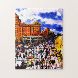  treinreizen in de Atlantische Oceaan Legpuzzel