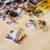  treinreizen in de Atlantische Oceaan Legpuzzel (Zijkant)