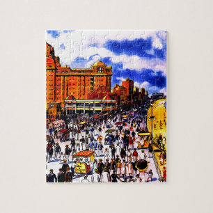  treinreizen in de Atlantische Oceaan Legpuzzel