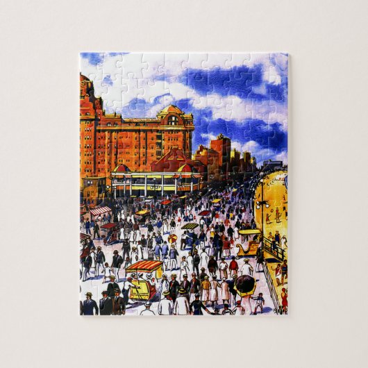  treinreizen in de Atlantische Oceaan Legpuzzel (Verticaal)