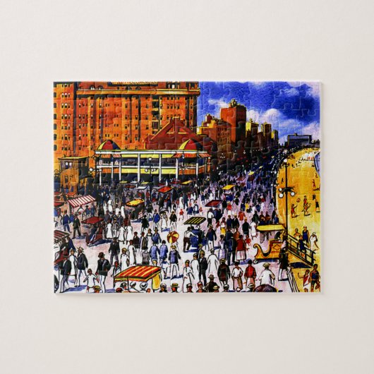  treinreizen in de Atlantische Oceaan Legpuzzel (Horizontaal)