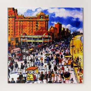  treinreizen in de Atlantische Oceaan Legpuzzel