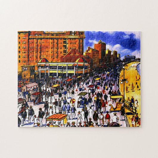  treinreizen in de Atlantische Oceaan Legpuzzel (Horizontaal)