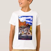 treinreizen in de Atlantische Oceaan T-shirt (Voorkant)