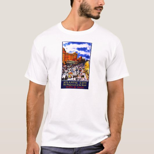  treinreizen in de Atlantische Oceaan T-shirt (Voorkant)