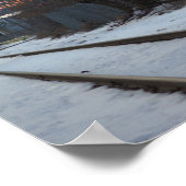 Treinreizen met Snow Poster (Hoek)