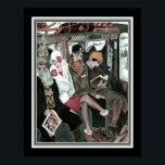 "Treinreizigers" 1922 Art Deco Poster<br><div class="desc">Train Passengers,  1922 Art Deco Print for Jugend Magazine. 11x14 getoond. Ook beschikbaar in standaard 16x20,  8x10,  evenals,  douanegrootte.</div>