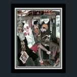 "Treinreizigers" 1922 Art Deco Poster<br><div class="desc">Train Passengers,  1922 Art Deco Print for Jugend Magazine. 11x14 getoond. Ook beschikbaar in standaard 16x20,  8x10,  evenals,  douanegrootte.</div>