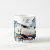 Treinrit naar het onbekende koffiemok (Center)