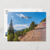 Treinrit naar Pikes Peak Trekt het snel weer op We Briefkaart (Voorkant / Achterkant)