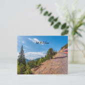 Treinrit naar Pikes Peak Trekt het snel weer op We Briefkaart (Staand voorkant)