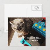 Treinritten Briefkaart (Voorkant / Achterkant)