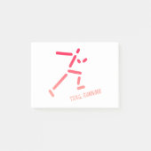 Treinritten, grensoverschrijdend rijden post-it® notes (Voorkant)