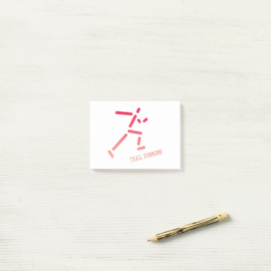 Treinritten, grensoverschrijdend rijden post-it® notes (Op bureau)
