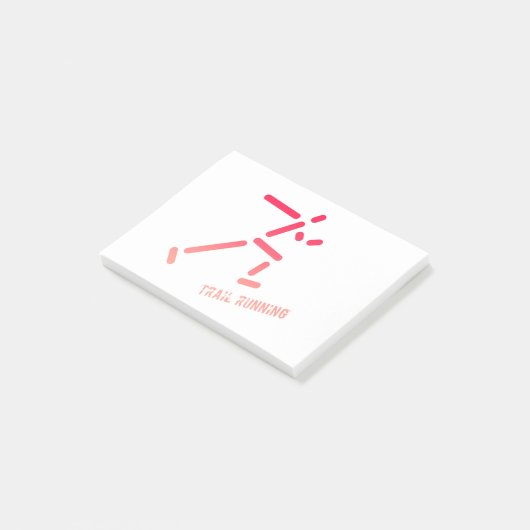 Treinritten, grensoverschrijdend rijden post-it® notes (Schuin)