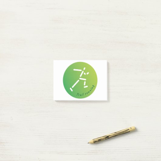 Treinritten, grensoverschrijdend rijden post-it® notes (Op bureau)