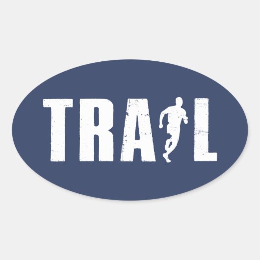 Treinritten Ovale Sticker (Voorkant)