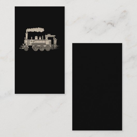 Treinrittrein voor de aandrijving van stuwstofloco visitekaartje (Voorkant / Achterkant)