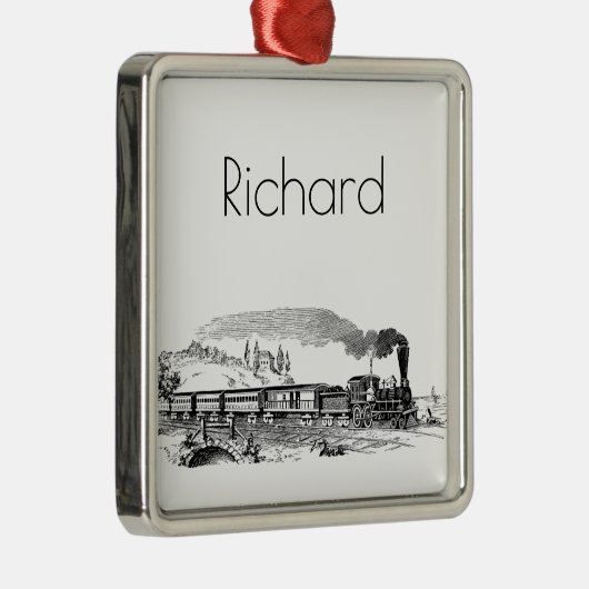 treinschets metalen ornament (Rechts)