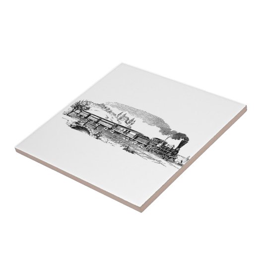  treinschets tegeltje (Zijkant)