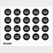 Treinset Locomotief Wagontekening Ronde Sticker (Vel)