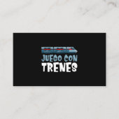 Treinset Locomotief Wagontekening Visitekaartje (Voorkant)