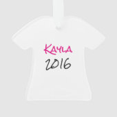 Treinsignaal of hetzelfde blijven ornament (achterkant)