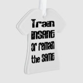 Treinsignaal of hetzelfde blijven ornament (voorkant)