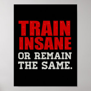 Treinsignaal of hetzelfde blijven poster