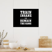 Treinsignaal of hetzelfde blijven poster (Keuken)