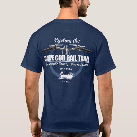 treinspoor voor kabeljauw (H2) T-shirt (Achterkant)