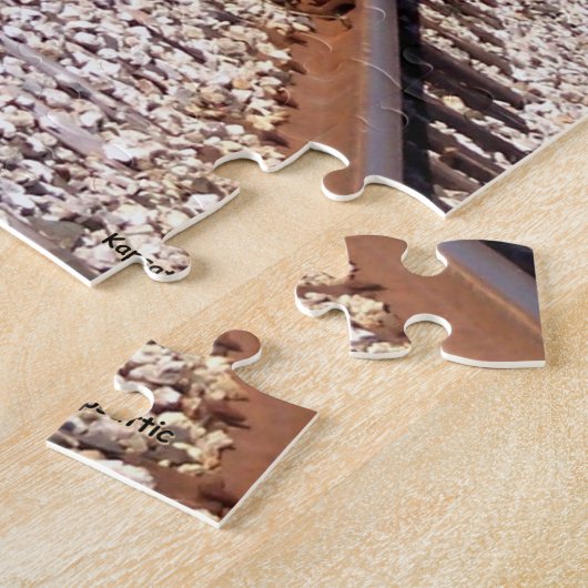 Treinsporen Legpuzzel (Zijkant)