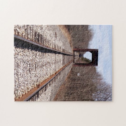 Treinsporen Legpuzzel (Horizontaal)