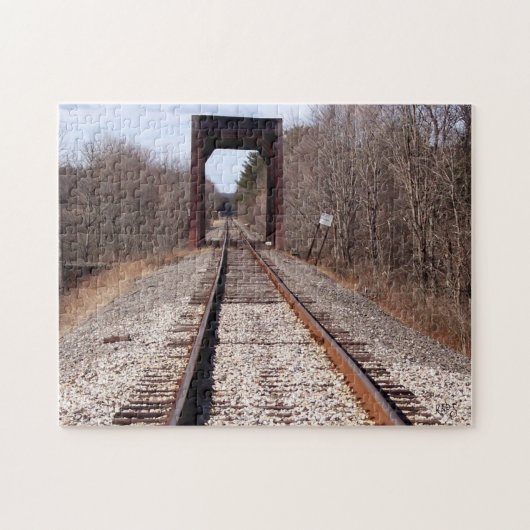 Treinsporen Legpuzzel (Horizontaal)
