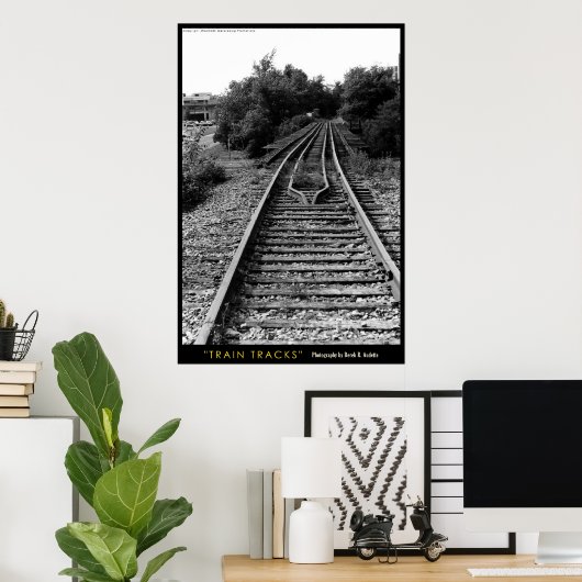 Treinsporen Poster (Thuiskantoor)