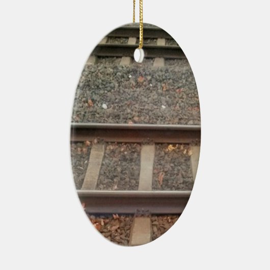 Treinsporen, spoorweg keramisch ornament (Rechts)