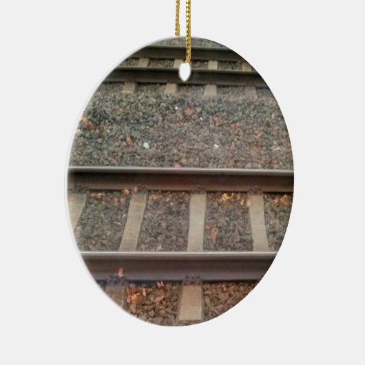 Treinsporen, spoorweg keramisch ornament (Rechts)