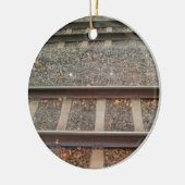 Treinsporen, spoorweg keramisch ornament (Links)