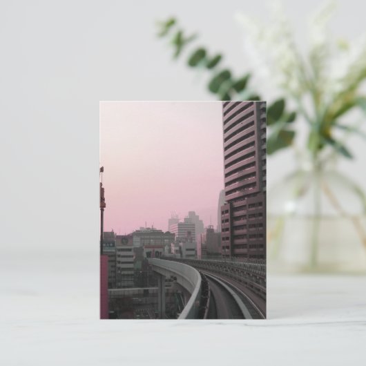 Treinsporen van Tokio Briefkaart (Staand voorkant)